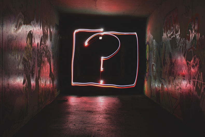 Photo by Emily Morter on Unsplash - Question Mark for survey 