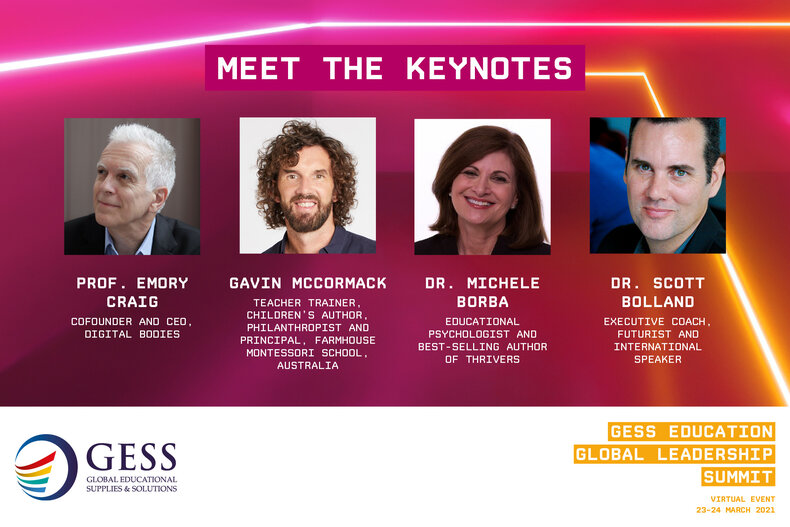 landheer koper Voorbereiding Keynote speakers confirmed for GESS Education Global Leadership Summit |  GESS Education