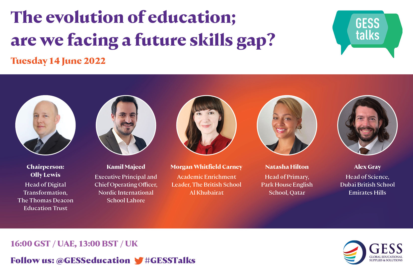 GESS Talks Webinar 10 - The evolution of education; are we facing a ...