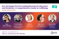 Webinar 15: Key Strategies for Preventing Burnout in Educators and Students: A Comprehensive Guide to Well-being